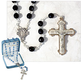 Black Crystal Rosary